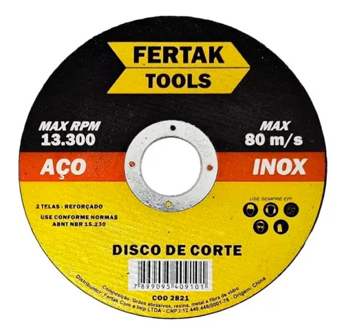 comprar Disco De Corte Reforçado Inox 4 1\u002F2 X 1,2mm Para Lixadeira