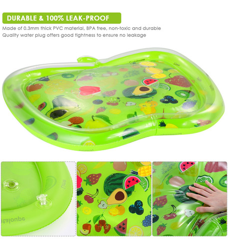 Baby Insuflável Water Mat Bebês Bebês Bebês Tummy Time Play