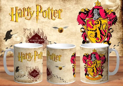 Taza Mug Harry Potter Gryffindor - Cerámica Importada - Kiddie Kustoms