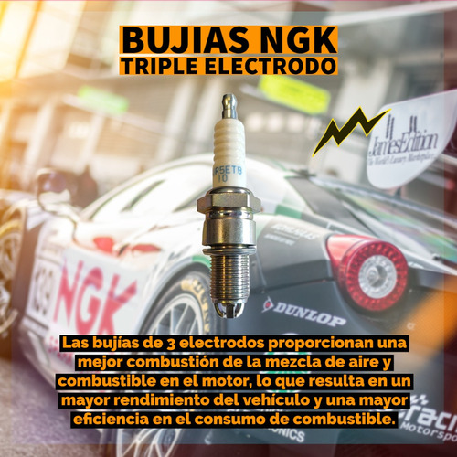 Bujía Ngk Original Bur5etb-10 3 Electrodos