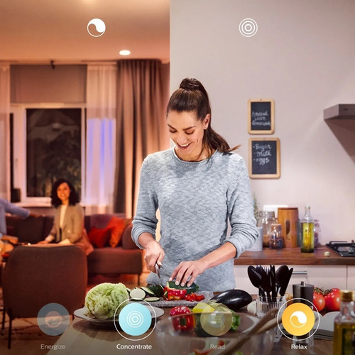 Imagen 7 de 10 de Philips Hue Lámpara Individual E27 Bluetooth Color Celular