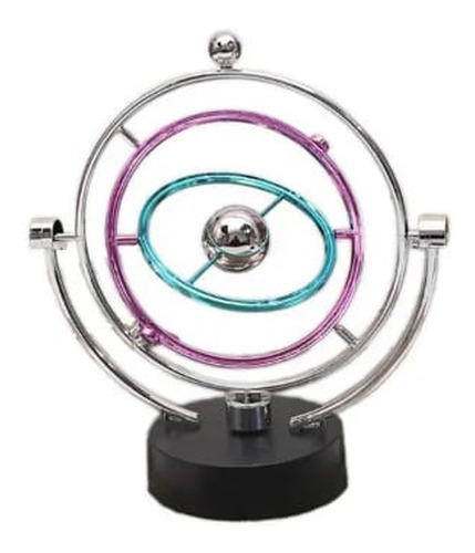 Pendulo Newton Giratorio Escritorio Magnetico Color