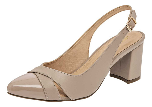 Zapatilla Vestir Mujer Lady Paulina 23711 Beige 22-26 D6