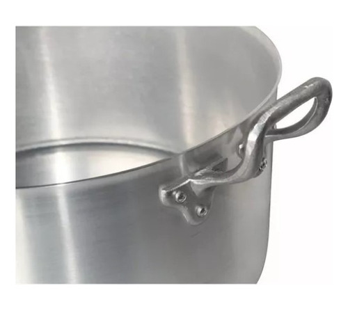 Caçarola Panela 40cm 23 Lts Linha Hotel Alumínio São Jorge Cor Cinza