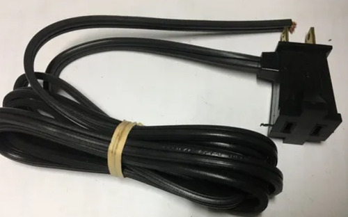 Enchufe Cable De Extension Para Proyecto Negro Spt-2x14