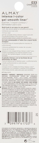 Almay Delineador De Ojos Suave En Gel, Carbón, 1 Unidad