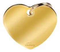Comprar Chapas Para Mascotas My Family Colección Gold Grabado Color Dorado Basic Gold Big Heart