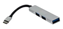 Comprar Adaptador Hub Tipo C A Usb 3.0 3 Puertos Buytiti Negro