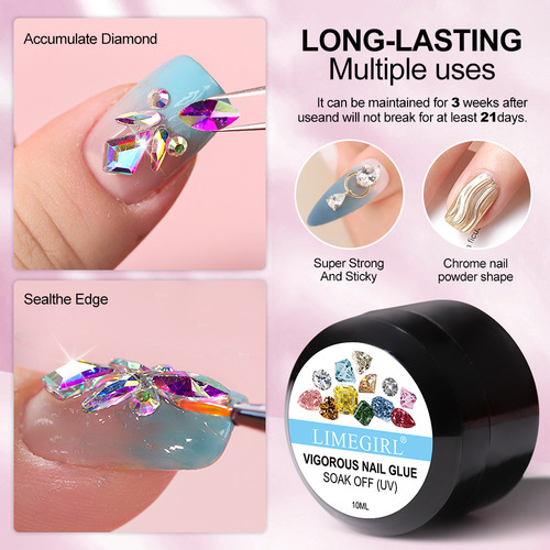 Esmalte De Uñas En Gel De 30 Unidades/6 Colores Con Lámpara