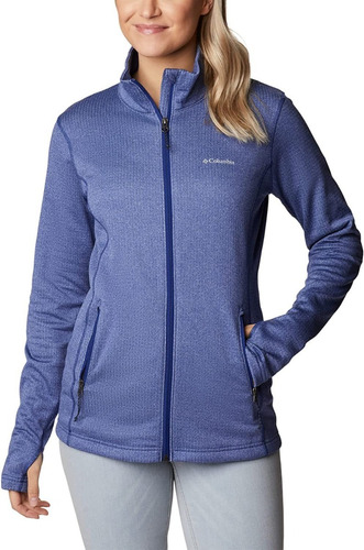 Campera Columbia Micropolar Mujer Park View Grid Full Zip