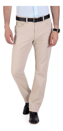 Pantalón Yale Vaquero Gabardina Sin Pinzas Classic Fit 00552