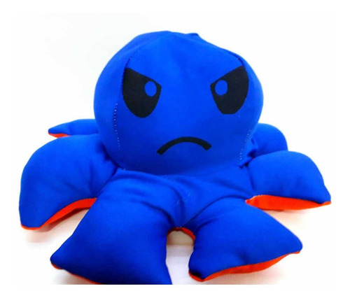 Pulpo Reversible Triste Contento Varios Colores