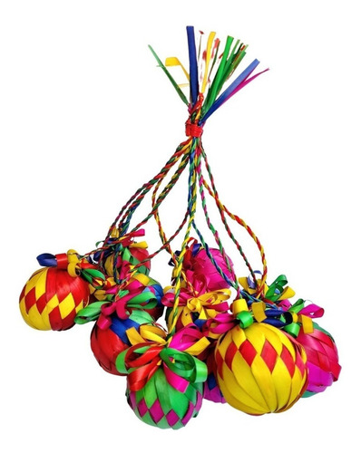 Set Esfera, Piñata, Estrella Artesanales, Navideñas D Palma
