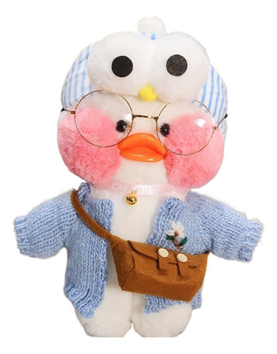 Juguete De Peluche Lalafanfan De Patito Con Accesorios