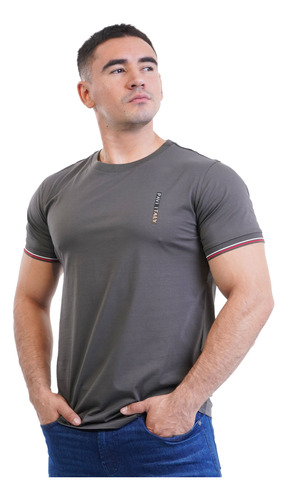 Playera Hombre Cuello Redondo 04-5061g