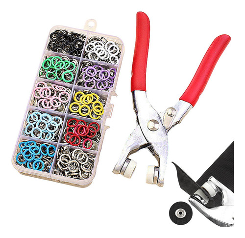 . Alicates A Presión Para Broches De Metal Kit De Botones A