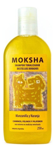 Shampoo Moksha 250 Cc Tonalizador Destellos Dorados Enreidy