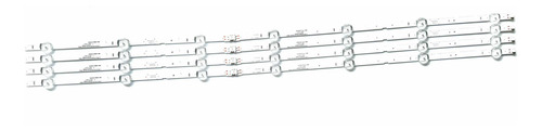 Kit 8 Tiras Leds Para Samsung Un43j5200af Un43j5200 Aluminio