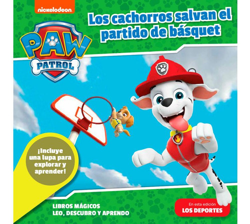 Libros Mágicos Paw Patrol Salvan El Partido De Básquet 