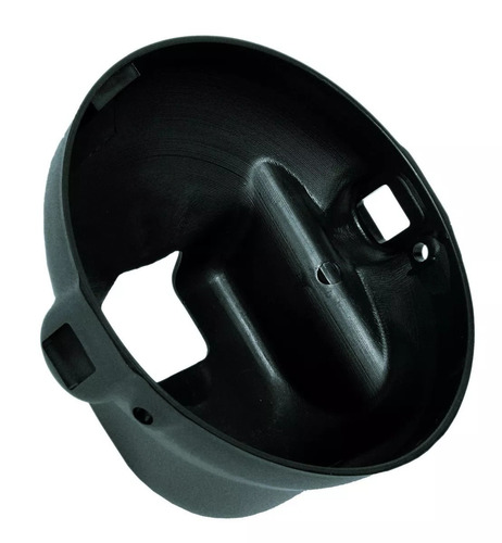 Imagem 2 de 3 de Carcaça Farol Redondo Ybr 125 2000/2008 Preto