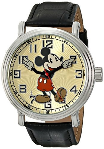 Reloj Mickey Mouse Disney Para Hombre 56109 Vintage Con