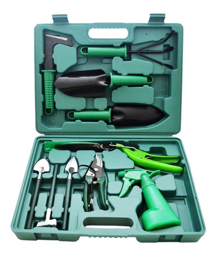 Kit Para Jardinagem Com 10 Peças Com Maleta - Noll