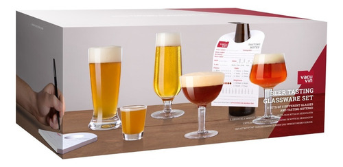 Set De Diez Vasos De Cata/ Degustación Para Cerveza Vacuvin