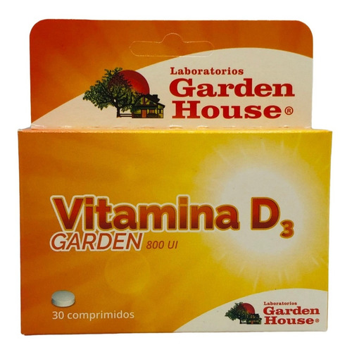 Garden House Vitamina D3 800 Ui X 30 Comprimidos (vta Libre)