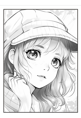 Libro Para Colorear, 200 Paginas Anime Arbook Para Imprimir