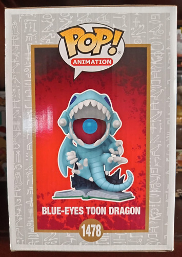Funko Pop! Yu Gi Oh - Blue Eyes Toon Dragon #1478 Glows (Usado)