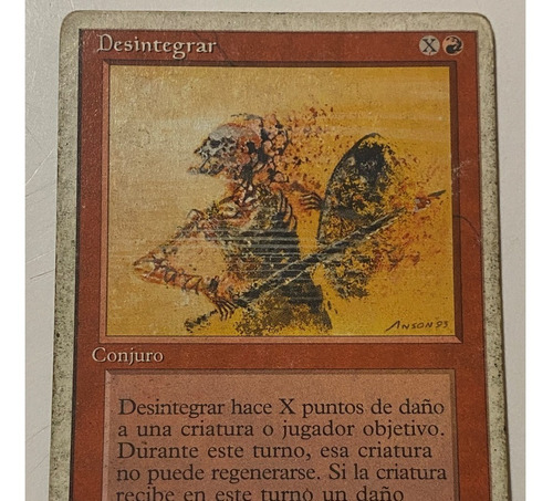 Cartas Magic Desintegrar - Conjuro 1996 Mtg Nps