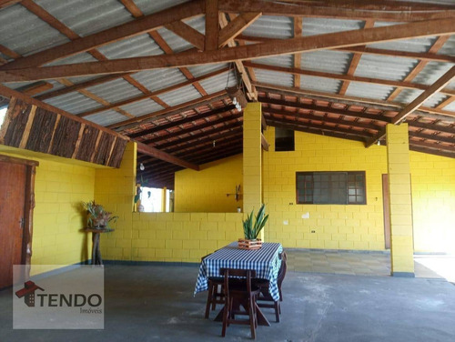 Imob03 - Chácara Com 3 Dormitórios À Venda, 2000 M² Por R$ 795.000 - Chácara Estância Paulista - Suzano/sp - Ch0061