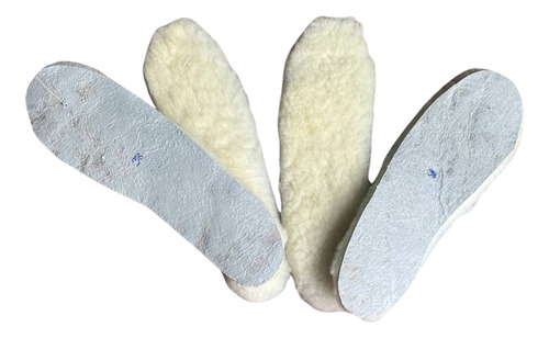 Kit Com 2 Pares De Palmilha De Lã Natural - Envio Imediato