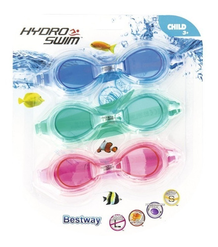 Lentes De Natacion Buceo Para Piscina Niños Pequeños Bestway