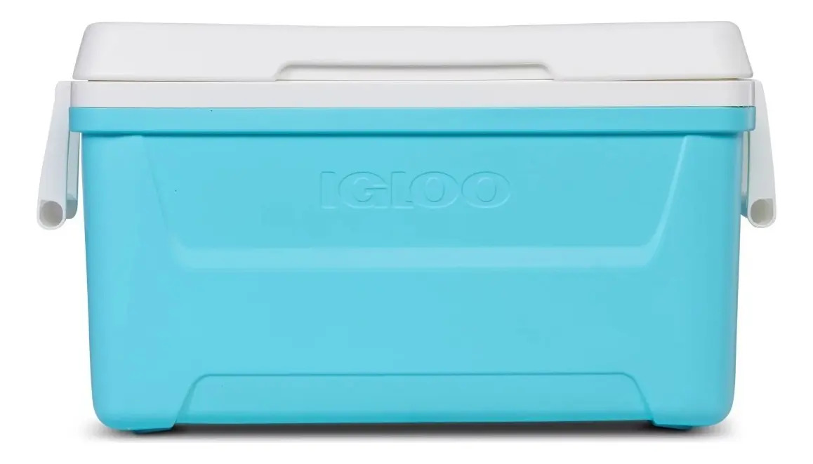 Hielera Igloo 76 Latas Lados Rígidos Azul Aguamarina