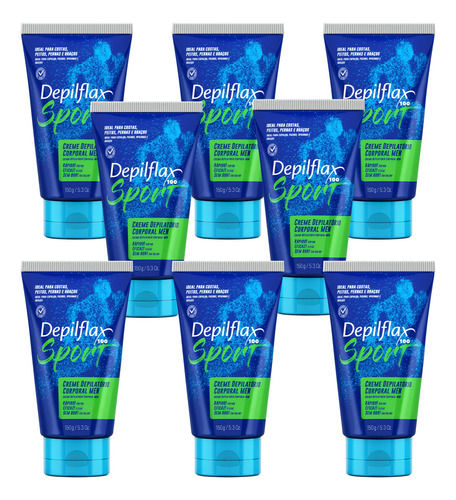 8un Creme Depilatorio Corporal Men Sport 150g Depilflax