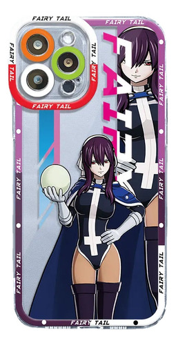 Funda De Silicona Suave Gris Fairy Tail Para iPhone 14, 13,