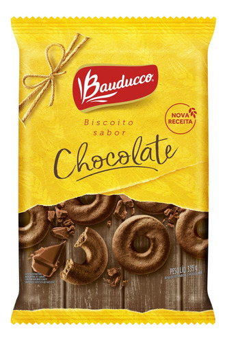 Biscoito Bauducco de chocolate 335 g