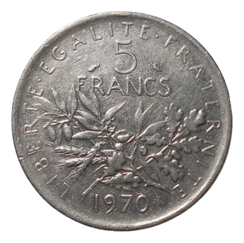 Francia 5 Francos 1970 - Gran Tamaño - Km#926a.1