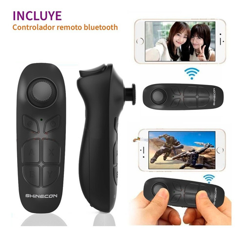 Imagen 2 de 6 de Gafas Realidad Virtual Shinecon 3d Vr Glass Lentes Headset