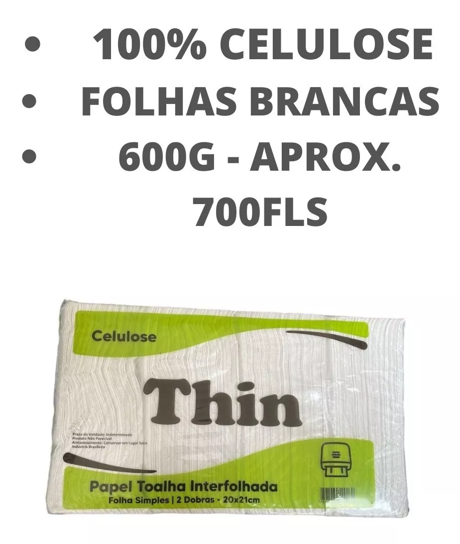 Terceira imagem para pesquisa de papel toalha interfolha cx 5000 folhas