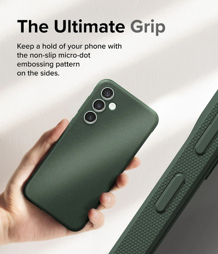 Funda Para Galaxy S23 Fe Ringke Onyx Dark Green Resistente