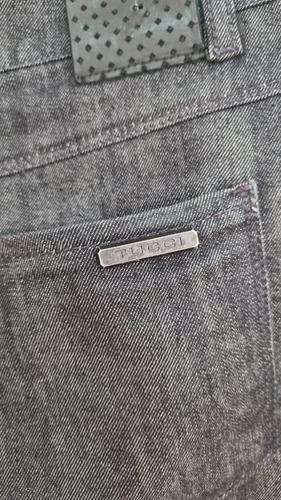 Pollera Denim Negra, Tucci (Usado)