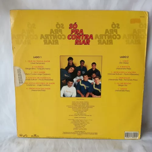 UNBOXING: Só Pra Contrariar 1993 LP, K7 e CD (Que Se Chama Amor