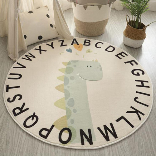 Alfombra Área Dibujos Animados, Tapete Dinosaurio