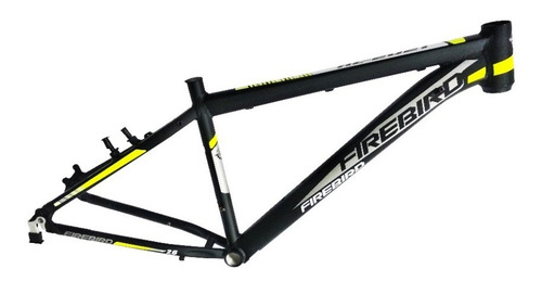 Cuadro De Bicicleta Mtb Rodado 26 Fire Bird Color Negro Con Amarillo-16