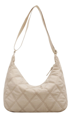 Bolso De Hombro Tipo Hobo Para Mujer, Bandolera Acolchada