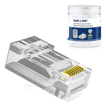 Comprar Iwillink Paquete De 100 Conectores De Paso Rj45 Cat6, Conect