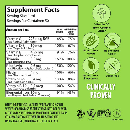Novaferrum Multivitamínico Vegano Hierro 50 Ml