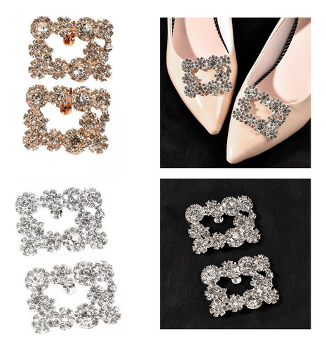 4 Piezas De Zapatos De Moda Clips Zapatos Encanto Diy